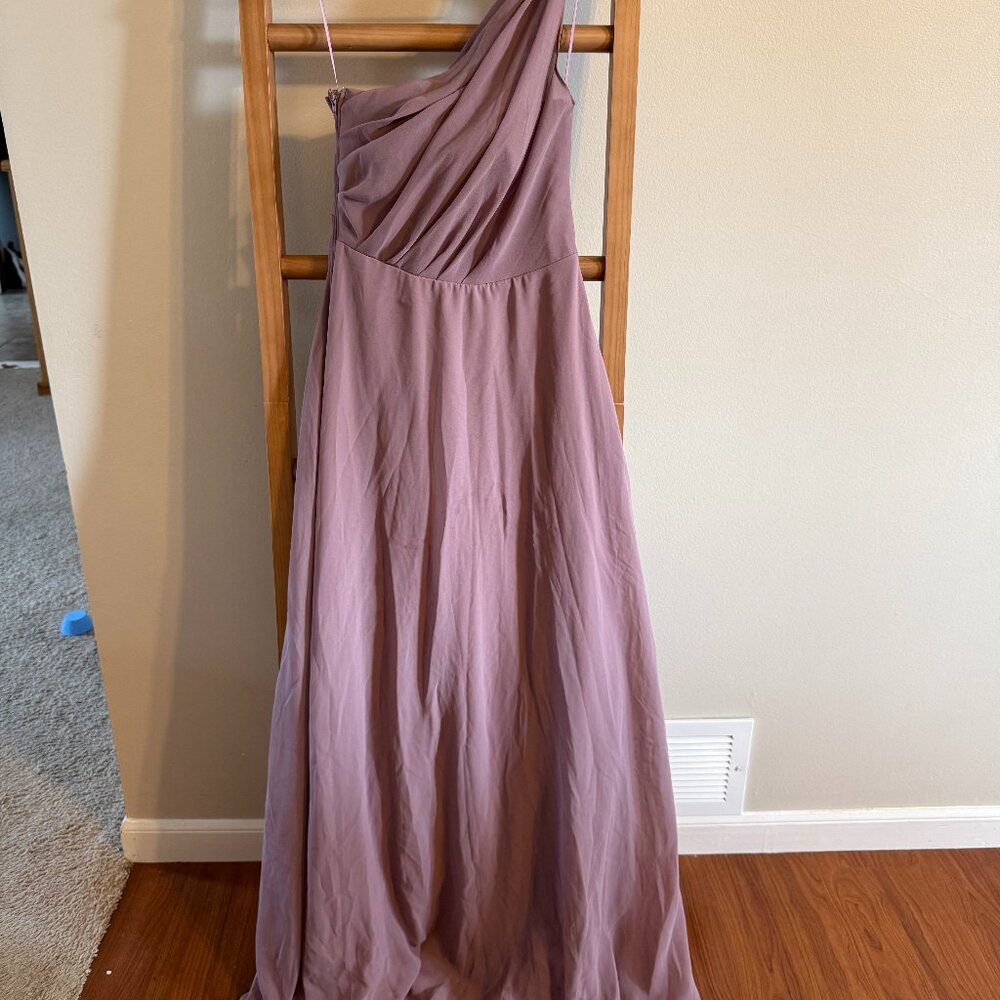 Birdy Grey Kira Dress in Chiffon Dark Mauve